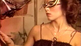 oh damn this retro masked milf with big tits rides cock like crazy 😈🍆💦