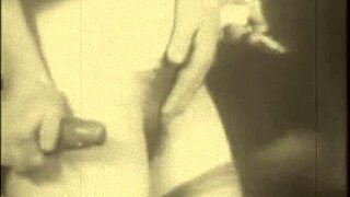 hey these vintage grannies look so horny in their retro threesome