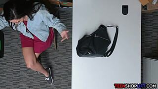 Lingerie-Stealing Stripper Caught And Ass-Fucked By Horny Security