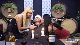 Two Teens Swap Cum After Grandpa Threesome Fuck