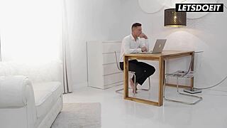 WOW Petite Stepsis Tiffany Tatum Rides Monster Cock to Crazy Orgasm with Stepbro!