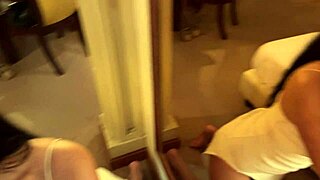 Hot Brothel Whore Takes Mirror Doggystyle Quickie With Massive Tit Bounce!