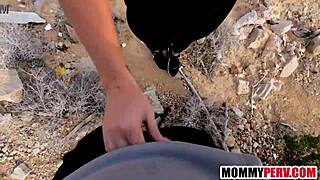 Stepmom takes horny stepson and curious stepdaughter on taboo vacation threesome