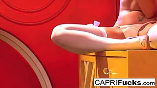 capri fucks london and their pussies ache with raw lesbian heat