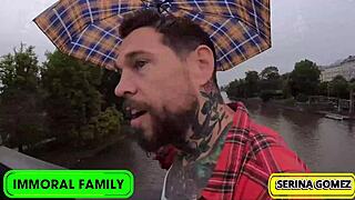 Duck Feeding Turns Wild as Serina Swallows Dean's Thick Cream!