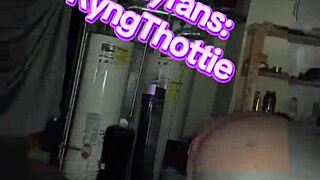 bust a nut deep in granny's huge hairy ass, she moans for more rough pounding