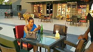 Ebony Sex Goddess Kisses Naija Pornstar In Exclusive Bar Pound Fest!