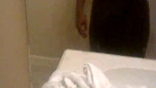Homemade Black Stud Rips Clothes in Late Night Strip Tease