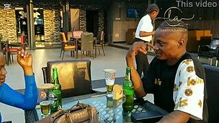 Ebony Sex Goddess Kisses Naija Pornstar In Exclusive Bar Pound Fest!