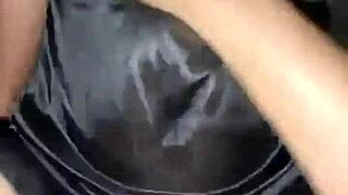 Indonesian babe with huge smooth tits gets ngentot fucked hard