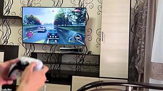 oh god my young wife teases hubby with dirty lingerie talk