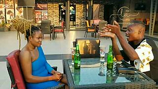 Ebony Sex Goddess Kisses Naija Pornstar In Exclusive Bar Pound Fest!