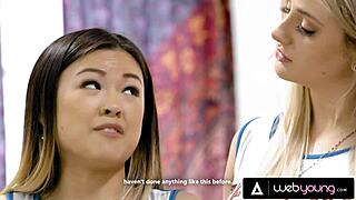 hey captain harmony, tutoring lulu chu turns into hot pussy licking feast 🔥👅