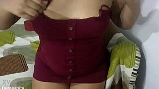 Teasing My Natural Tits And Showing Off My Juicy Ass