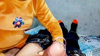 Indian bhabhi swallows massive cumshot after brutal face fuck