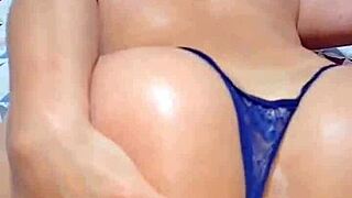 colombian milf endures deep anal penetration interracial creampie and spanking