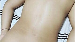 Perverted Bedroom Massage Leads to Latina Yoga Slaps