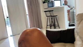 Amanda souza invites teen to fuck her tight pussy and ass doggystyle creampie