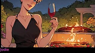 blonde brunette neighborhood wives fuck muscular neighbor in hood part 2