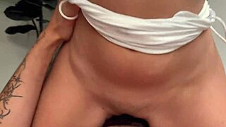 Stepbrother promises cash then creampies tight stepsister pussy deep