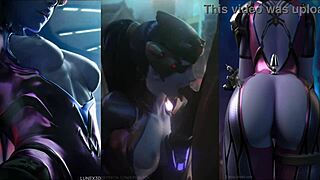 check out this epic widowmaker ass and tits compilation