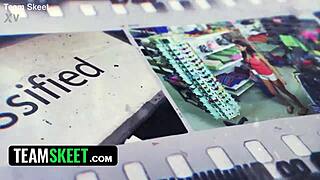 officer mancini strips indica for wet pussy cock lesson