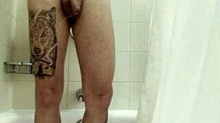 that teasing bath leads to her naughty handjob grip