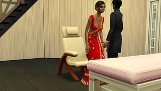 indian stepmom, massage your virgin stepson after work?