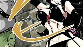 DOMINATRIX TF COMIC DUB EXPLODES WITH FEMDOM SADISM AND TITS!