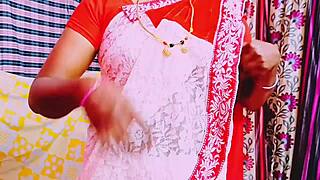 Crezy Indian Couple Pounds Tight Pussy with Big Cock and Dirty Telugu Talk