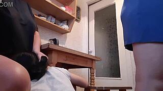 girlfriend, you licked that pussy under the table while housekeeper washed dishes