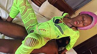 Big Tits Babe Wildly Rides Huge Black Cock To Creampie!