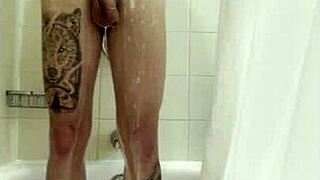 that teasing bath leads to her naughty handjob grip