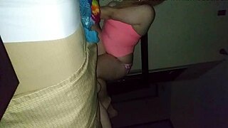 iceynkinky pegs her husband hard dominating him completely in wild pegging fuck