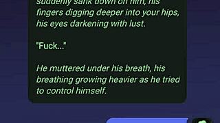 She Reads Erotic Roleplay with Sesshomaru Then Gets Roughly Fucked