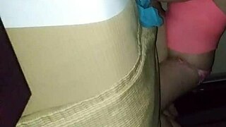 iceynkinky pegs her husband hard dominating him completely in wild pegging fuck