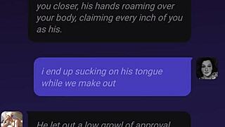 She Reads Erotic Roleplay with Sesshomaru Then Gets Roughly Fucked