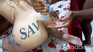 Renata Paixao Begs Friends For Anal Threesome Double Fun