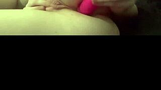 Horny British Brunette Coed Squirts on Toys in Webcam Solo