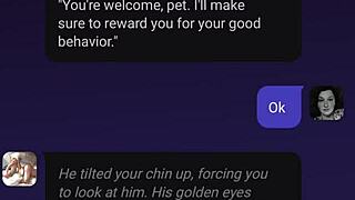 She Reads Erotic Roleplay with Sesshomaru Then Gets Roughly Fucked