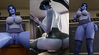 check out this epic widowmaker ass and tits compilation