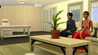 indian stepmom, massage your virgin stepson after work?