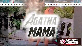 married brazilian milf agatha sneaks fuck with gym trainer