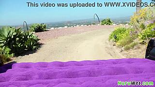 Lacey Jayne and James Angel's big tits juicy ass nuru massage gets super wet 😍🍑💦