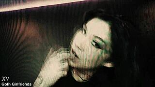 A mind-blowing hot facial cumshot blasts delilah dagger's face!