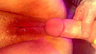 Thick chubby PAWG milf spreads for missionary pounding and cum covered pussy from BWC