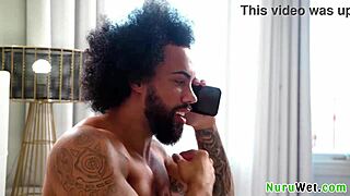 Lacey Jayne and James Angel's big tits juicy ass nuru massage gets super wet 😍🍑💦