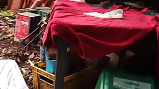 that blonde fuck doll's ass takes my cock so deep and real