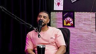 horny blonde loira sucks big black cock while he plans her gangbang on sheer red