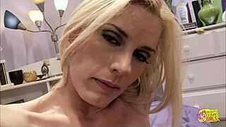 two passionate lesbians kiss deeply then finger pussies and shove vibrators inside